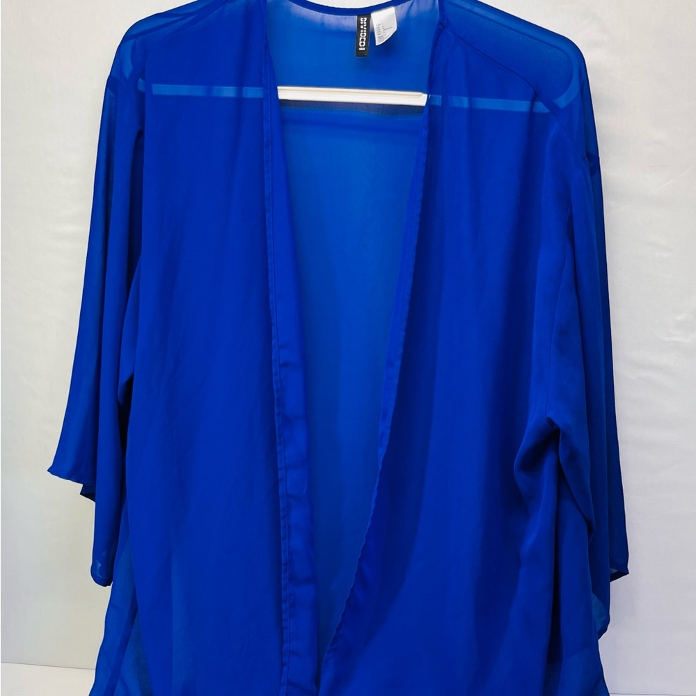 H&M‎ Royal Blue Sheer kimono